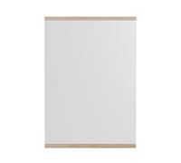 MOEBE Miroir mural rectangulaire 50x70 cm Chêne