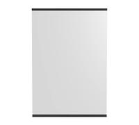 MOEBE Miroir mural rectangulaire 70x100 cm Noir