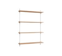 MOEBE Moebe wall shelving ws.115.1 Chêne-blanc
