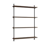 MOEBE Moebe wall shelving ws.115.1 Chêne fumé-noir