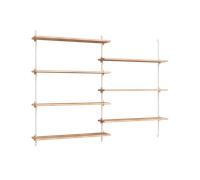 MOEBE Moebe wall shelving ws.115.2 Chêne-blanc