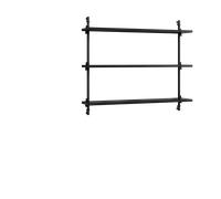 MOEBE Moebe wall shelving ws.65.1 Noir