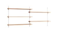 MOEBE Moebe wall shelving ws.65.2.B Chêne-blanc