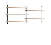 MOEBE Moebe wall shelving ws.65.2.B Chêne-noir