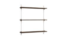 MOEBE Moebe wall shelving ws.85.1 Chêne fumé-blanc