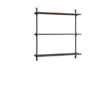 MOEBE Moebe wall shelving ws.85.1 Chêne fumé-noir