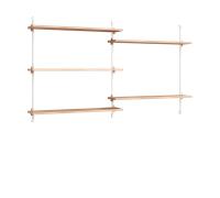 MOEBE Moebe wall shelving ws.85.2.B Chêne-blanc