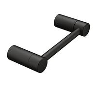 Moen Support de papier toilette moderne orientable noir mat YB0408BL Support mural pour papier toilette pour salle de bain