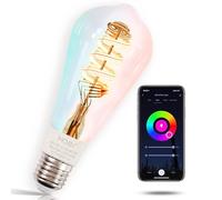 MOES Ampoule Connectée WiFi E27 5W RGB+WW, 1 Pc