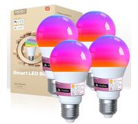 MOES Ampoule Intelligente E27 Matter 9W 4PCS