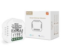 MOES Interrupteur intelligent Mini Wi-Fi Alexa, variateur de lumière, double canal, module relais, interrupteur sans fil LED, compatible avec l'application Smart Life Tuya, contrôle à distance, Amazon
