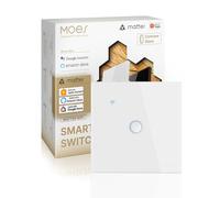 MOES Matter WiFi Interrupteur Tactile Concave Intelligent 1 Gang