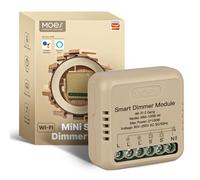 MOES Mini Variateur d'Intensité Wi-Fi 2,4 GHz, 2 Gang
