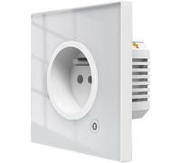 MOES Prise murale intelligente, Zigbee, FR, 16A, Blanc