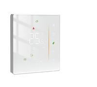 MOES Tuya WiFi Smart Connect Thermostats Le Chauffage de l'eau Chauffage au Sol, Intérieur Filaire programmable, Contrôle sans Fil Tuya/Smart Life APP/Alexa/Google Home, WiFi 2.4GHz, 5A