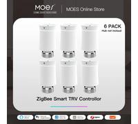 MOES-Vanne d'actionneur programmable intelligente Tuya, ZigBee 3.0 TRV, thermostat, chauffage de température, Alexa, commande vocale, nouvelles religions option 1