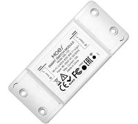 MOES Variateur de Lumiere Sans fil WiFi Intelligent DIY Alexa 2, MiNi Taille,Commutateur Relais Connecté Smart Life Tuya Contrôle à Distance, Compatible avec Google Home Alexa, 1 Gang
