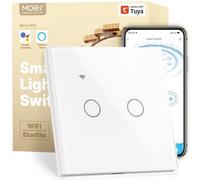 MOES WiFi Interrupteur Intelligent 2 Gang 2 Voie