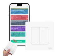 MOES ZigBee Commutateur de Scène sans Fil 4 Gang