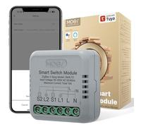 MOES Zigbee Interrupteur d'Éclairage Encastré 2 Voies