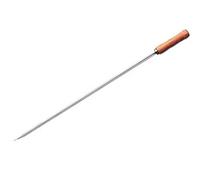 MOESTA-BBQ 10211 - Broche pour Ensemble Churrasco - Acier Inoxydable avec Manche en Bois - 75 cm x 10 mm - Barbecue sphérique Mangal