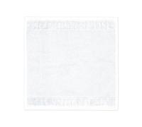 Möve Bamboo Luxe Essuie-Mains 60% Coton / 40% Viscose en Cellulose de Bambou, 30 x 30 cm, Blanc (Snow)
