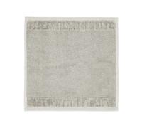 Möve Bamboo Luxe Essuie-Mains 60% Coton / 40% Viscose en Cellulose de Bambou, 30 x 30 cm, Gris argenté