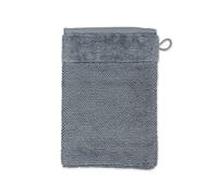 Möve Bamboo Luxe Gant de Toilette 60% Coton / 40% Viscose en Cellulose de Bambou, Gris Pierre, 15 x 20 cm