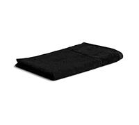 Möve Bamboo Luxe Serviette d’invité 60% Coton / 40% Viscose en Cellulose de Bambou, 30 x 50 cm, Noir