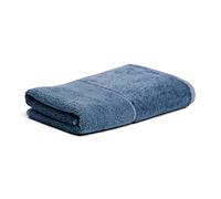 Möve Bamboo Luxe Serviette de Toilette, 50 x 100 cm, 60% Coton / 40% Viscose en Cellulose de Bambou, Bleu Acier