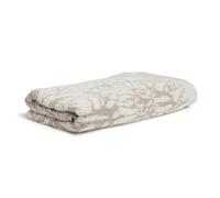 Möve Brooklyn Botanic Drap de Douche 85% Coton, 10% Viscose, 5% Lin, Beige Nature/Cachemire, 80 x 150 cm