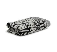 Möve Brooklyn Botanic Serviette de Toilette 85% Coton, 10% Viscose, 5% Lin, Beige Nature/Noir, 50 x 100 cm