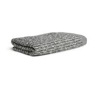 Möve Brooklyn Pinstripe Serviette de Bain 80 x 150 cm Nature/Noir