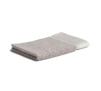 Möve Brooklyn Serviette d’invité Unie avec Bordure à Chevrons, 85% Coton, 10% Viscose, 5% Lin, Cachemire, 30 x 50 cm