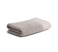 Möve Brooklyn Serviette de Toilette Unie avec Bordure à Chevrons, 85% Coton, 10% Viscose, 5% Lin, Cachemire, 50 x 100 cm