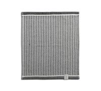Möve Eden Essuie-Mains gaufré 100% Coton, Noir/Beige Naturel, 30 x 30 cm