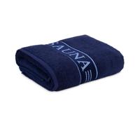 Möve Frottana Serviette de Sauna avec Bordure, 80 x 200 cm, 100% Coton, Bleu foncé (Deep Sea)