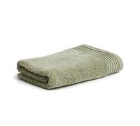 Möve Loft Serviette de Toilette Unie avec Plumes Chenille 50 x 100 cm 100% Coton (Spinair), Moss