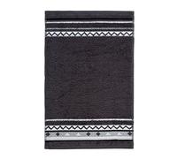 Möve pour frottana Country Serviette d'invité 100% Coton, Gris Graphite, 30 x 50 cm