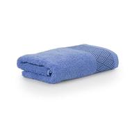 Möve pour Frottana Geometry Serviette de Toilette 100% Coton, Bleu Pacifique, 50 x 100 cm