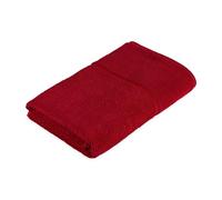 Möve pour frottana Pearl Drap de Douche 100% Coton, Rouge Rubis, 67 x 140 cm