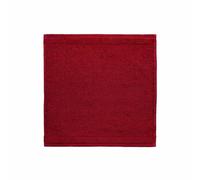 Möve pour frottana Pearl Essuie-Mains 100% Coton, Rouge Rubis, 30 x 30 cm