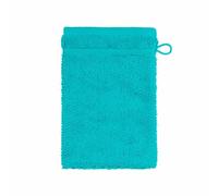 Möve pour frottana Pearl Gant de Toilette 100% Coton, Bleu océan, 15 x 20 cm