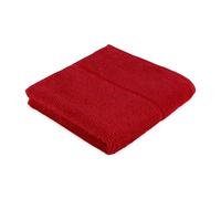 Möve pour frottana Pearl Serviette de Toilette 100% Coton, Rouge Rubis, 50 x 100 cm
