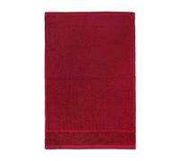Möve pour frottana Pearl Serviette d'invité 100% Coton, Rouge Rubis, 30 x 50 cm