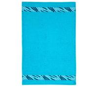 Möve pour frottana Shadow Serviette d’invité 100% Coton, Turquoise, 30 x 50 cm