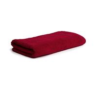 Möve Superwuschel Serviette de Sauna 100% Coton, Rouge Rubis, 80 x 200 cm