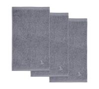 Möve Superwuschel Serviette invité - stone - 30 x 50 cm