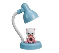 Mofusand Mini lampe de bureau, veilleuse Sanrio, USB, lumière blanche | Produit sous licence officielle Blue Sky Studios, USB C, rechargeable, hauteur 10-15 cm, tête réglable, interrupteur rotatif