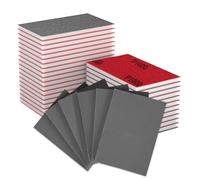 MOGRQAP Éponge de Ponçage 32PCS, Bloc de Mousse Abrasive Flexible, Grains 1000, Tampons Abrasifs Lavables et Réutilisables pour Bois, Métal, Meubles, Mur (70x100mm)